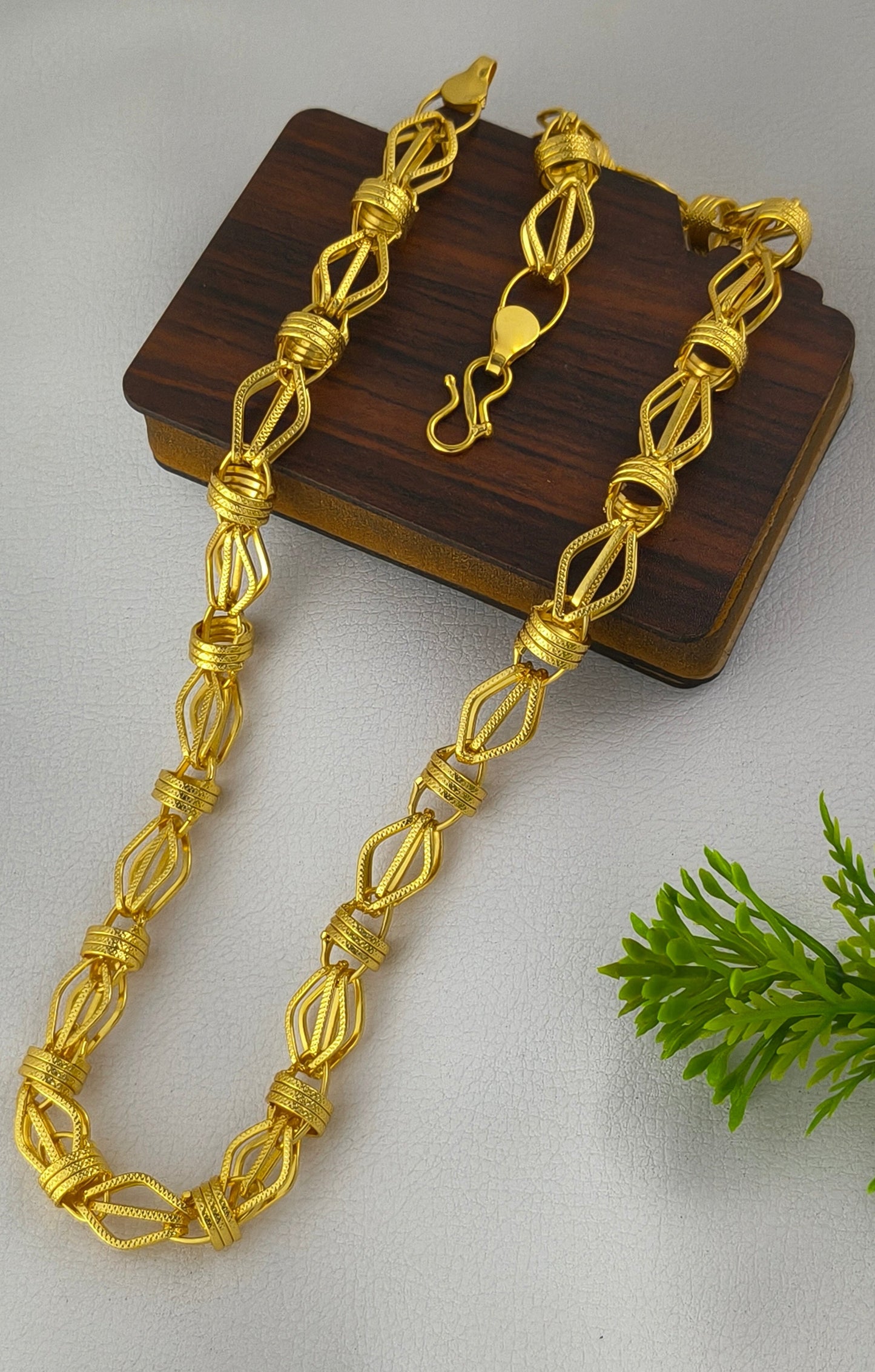 High Gold Plated Royal Handmade Design chain For Men.