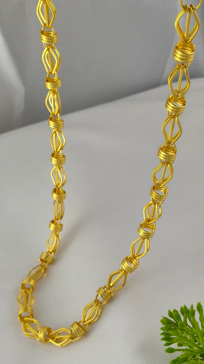 High Gold Plated Royal Handmade Design chain For Men
