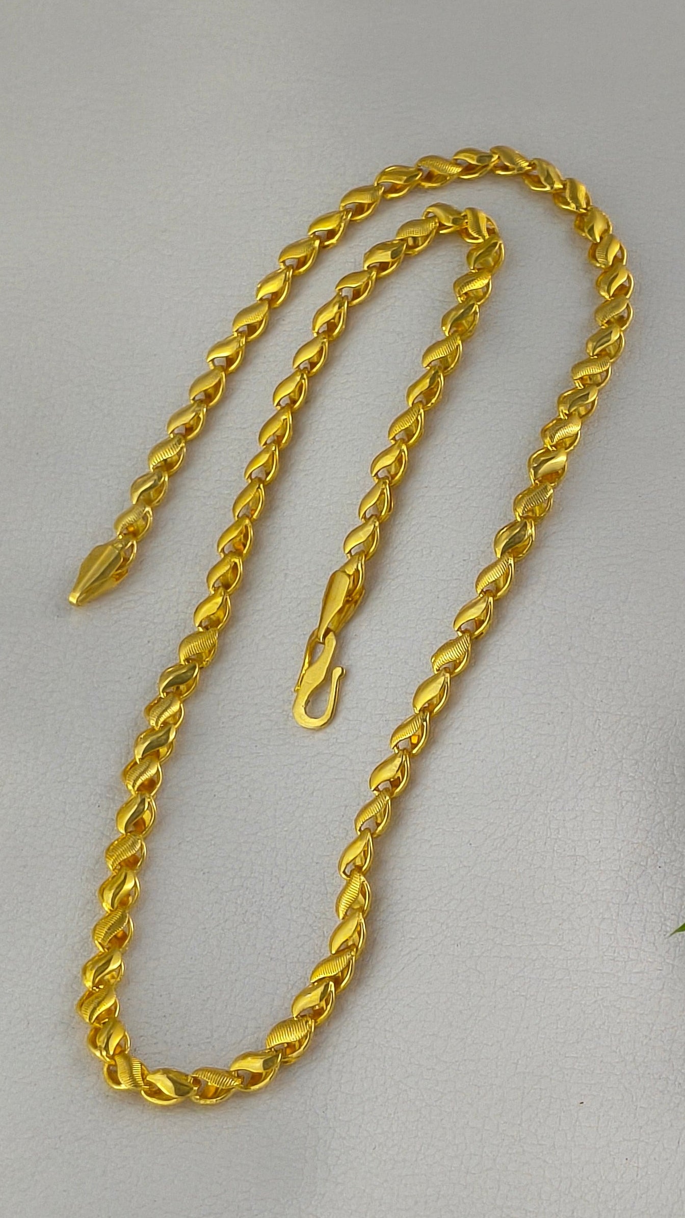 High Gold Plated Lotus Chain For Men
