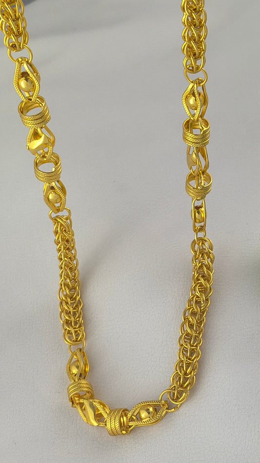 High Gold Plated Indo Design Chain For Men