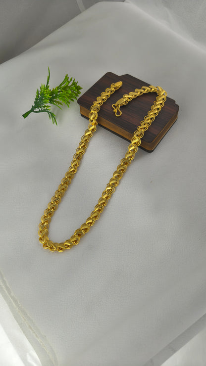 Gold Plated Trending Lotus Design Chain