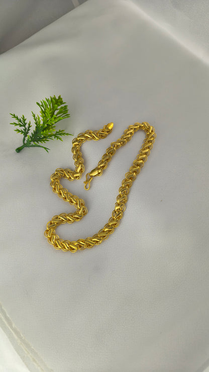 Gold Plated Trending Lotus Design Chain