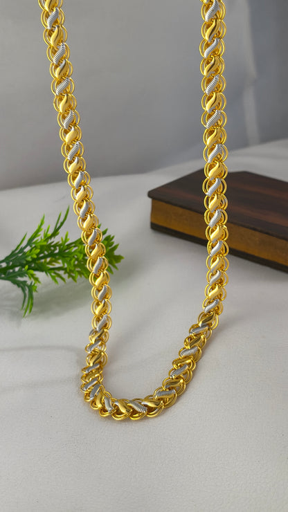 Gold Plated Fashionable Design Kohli Chain For Men