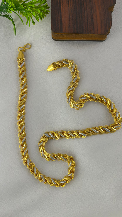 Gold Plated Fashionable Design Kohli Chain For Men