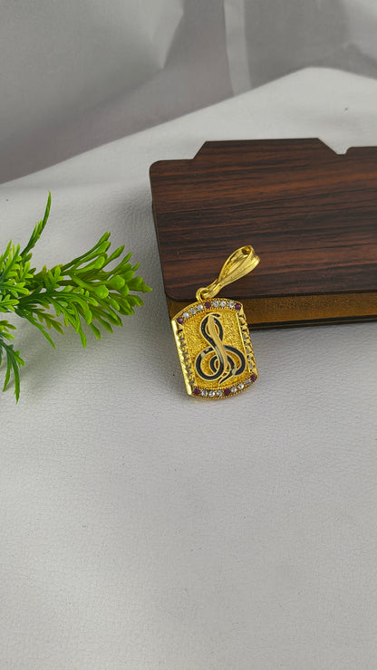 Goga Maharaj Pendant, with diamond embellishment.