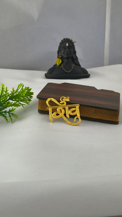 Shiv Pendant Highly Micro Gold Platted.