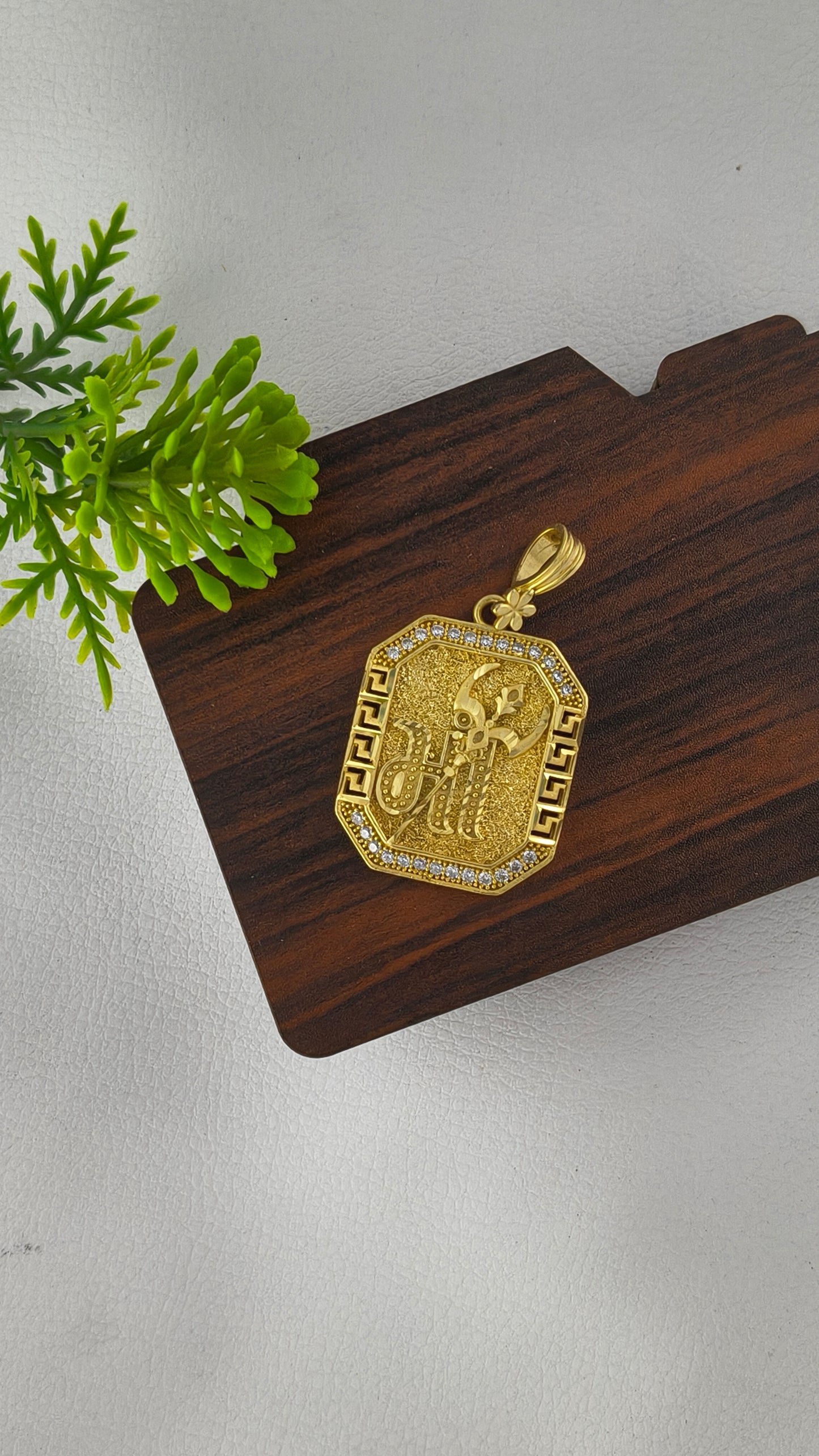 Maa Best Quality Micro Gold Plated elegant design pendant.