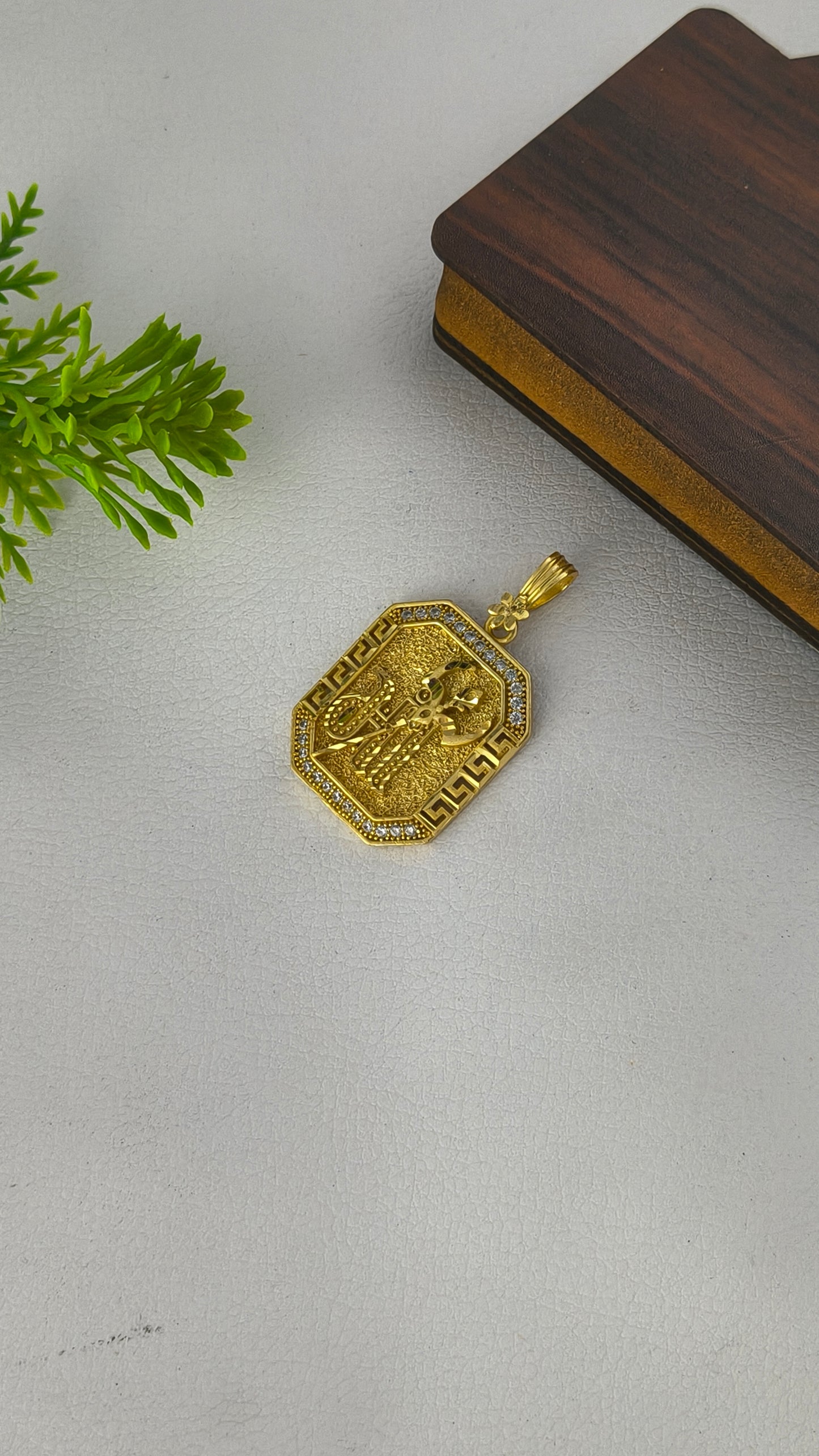 Maa Best Quality Micro Gold Plated elegant design pendant.