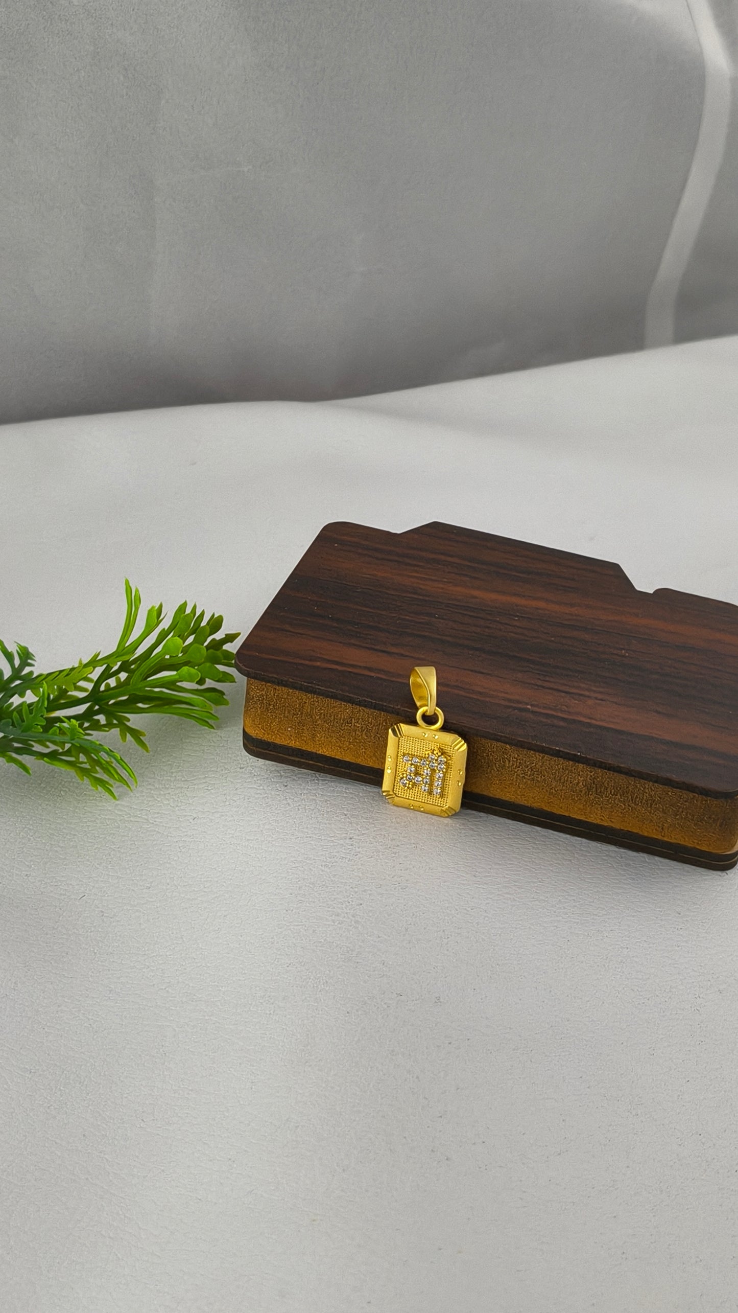 Gold Plated Stylish Design "Maa" Pendant