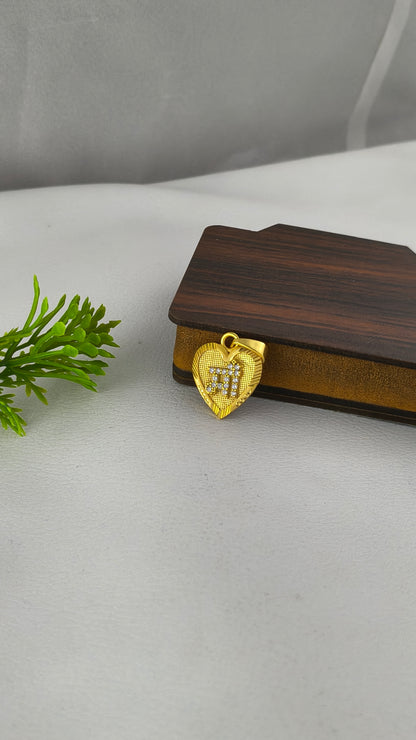High Gold Plated Maa heart pendant.