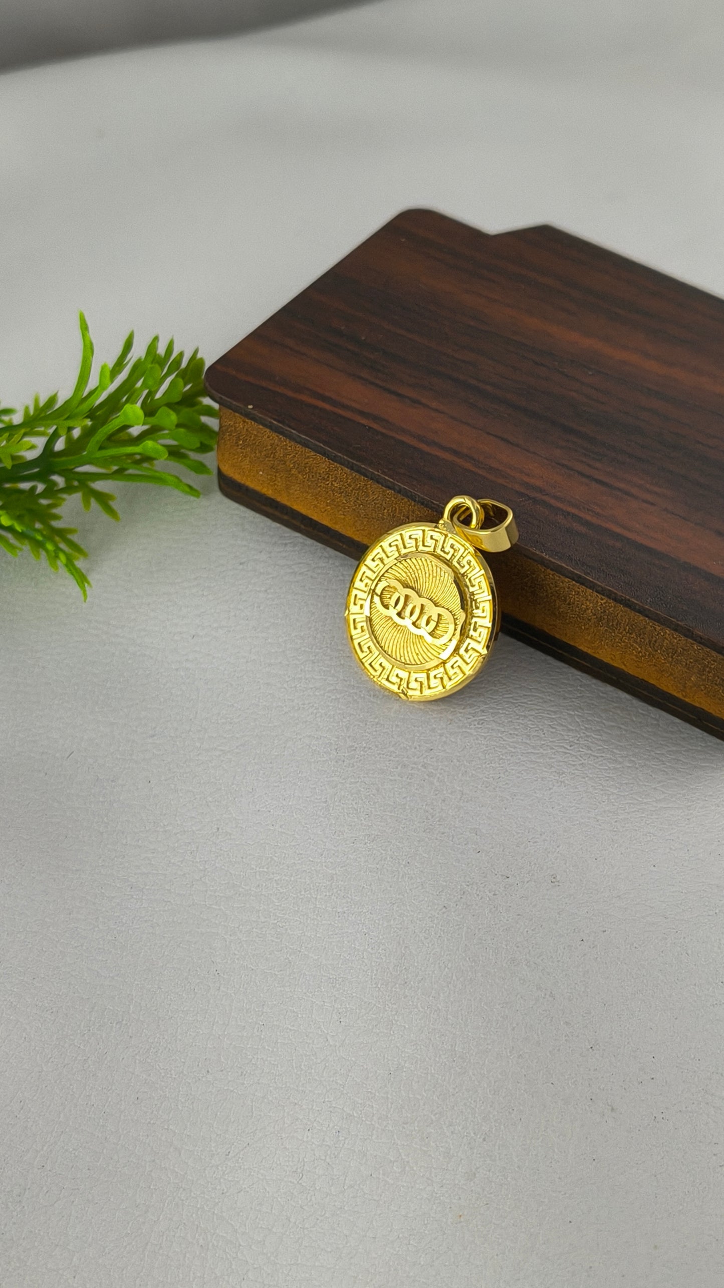 stylish-design Gold Plated AUDI Pendant