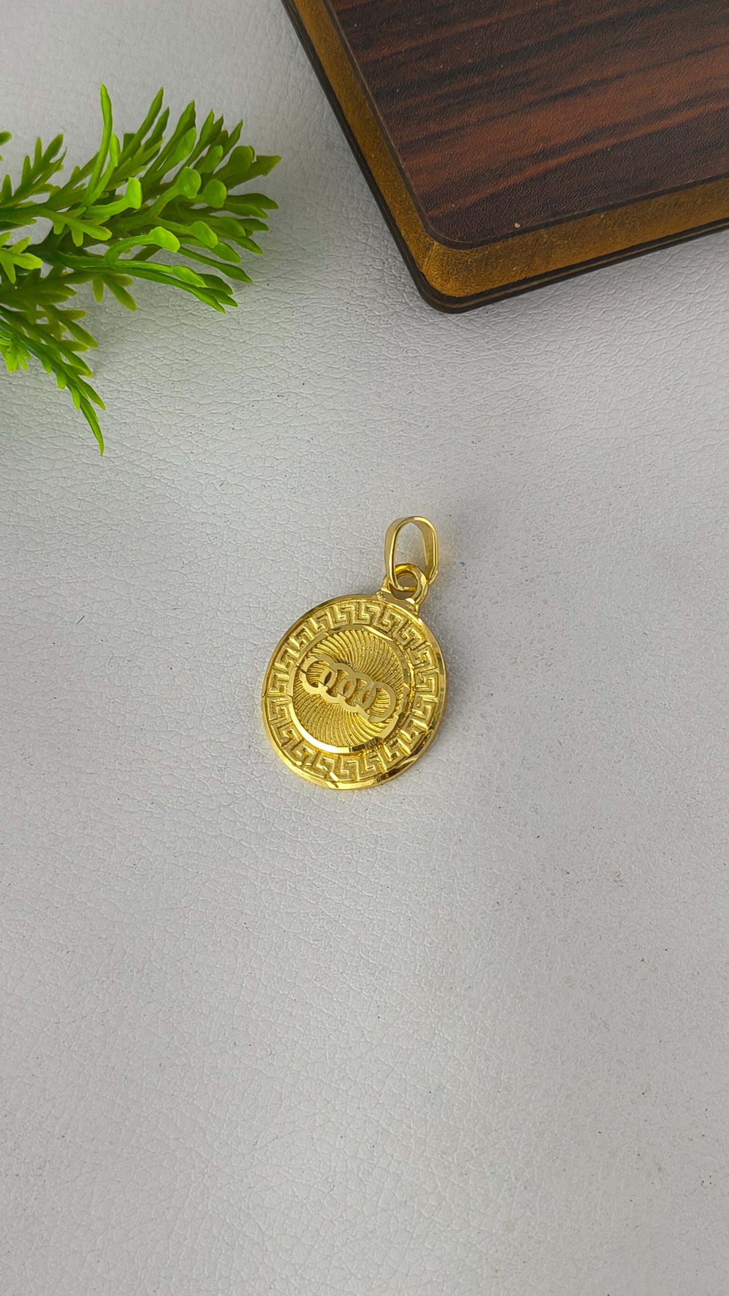 stylish-design Gold Plated AUDI Pendant