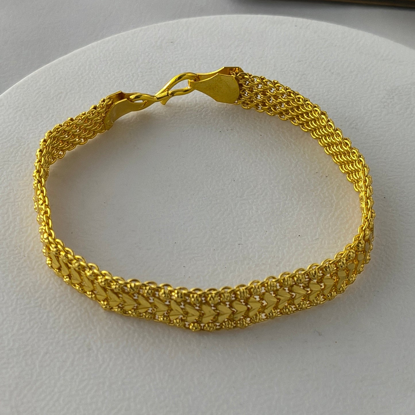 1 Gram Gold Plated High Gold plated Partywear bracelet for men.