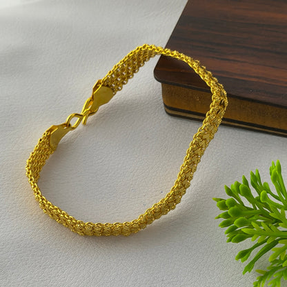 1 Gram Gold Plated High Gold plated Partywear bracelet for men.