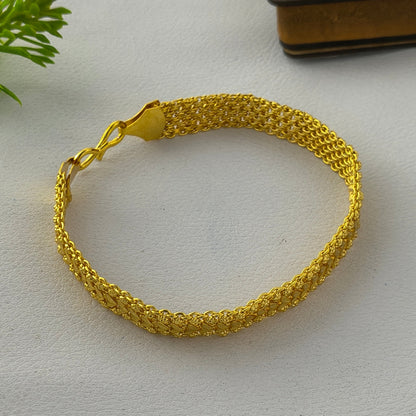1 Gram Gold Plated High Gold plated Partywear bracelet for men.