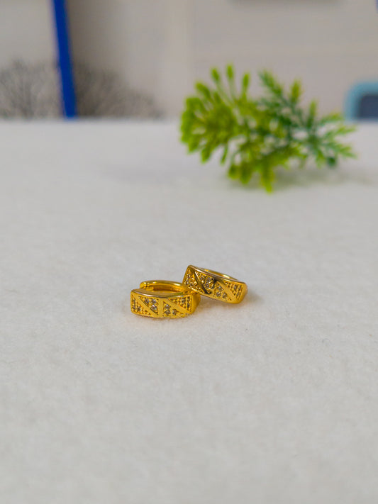 Gold Plated South Pattern Earrings