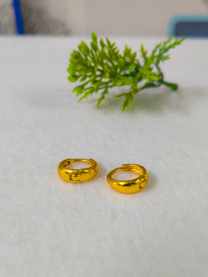 Gold Plated Kaju Bali Salman Khan Bollywood Style Gold Hoop Earrings