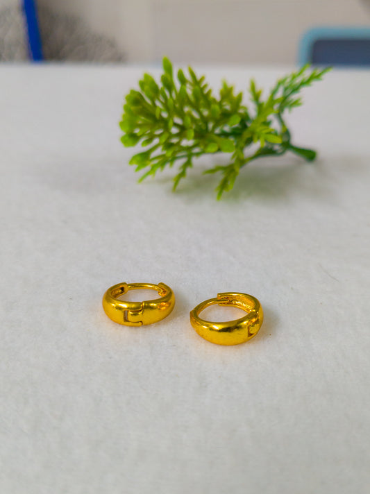 Gold Plated Kaju Bali Salman Khan Bollywood Style Gold Hoop Earrings