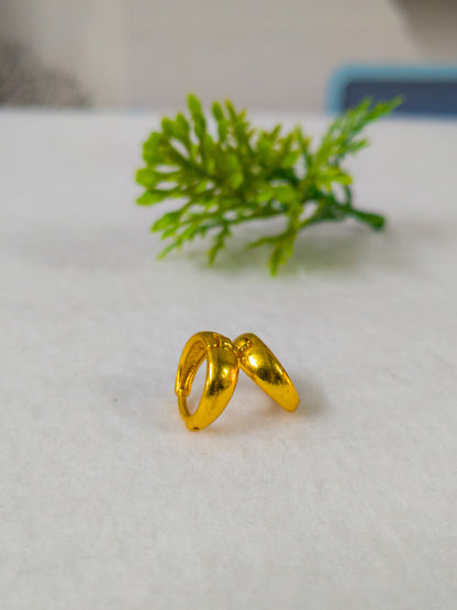 Gold Plated Kaju Bali Salman Khan Bollywood Style Gold Hoop Earrings