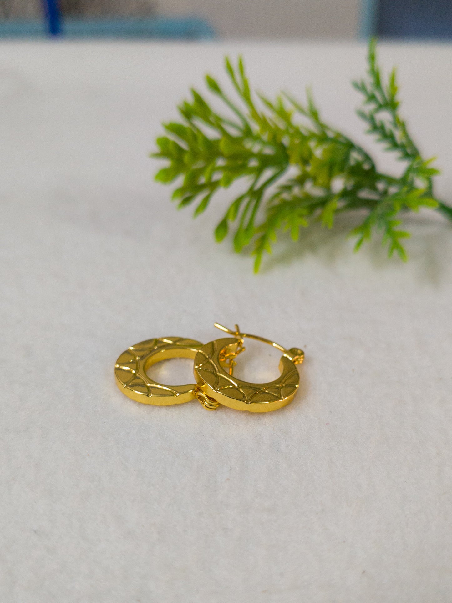 Gold Plated Trending Premium Round Shaped Punjabi Nattiyan Earrings