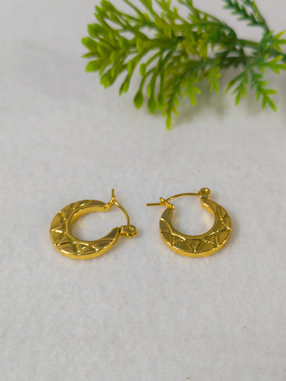 Gold Plated Trending Premium Round Shaped Punjabi Nattiyan Earrings