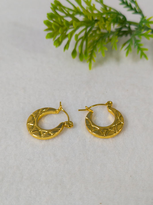 Gold Plated Trending Premium Round Shaped Punjabi Nattiyan Earrings