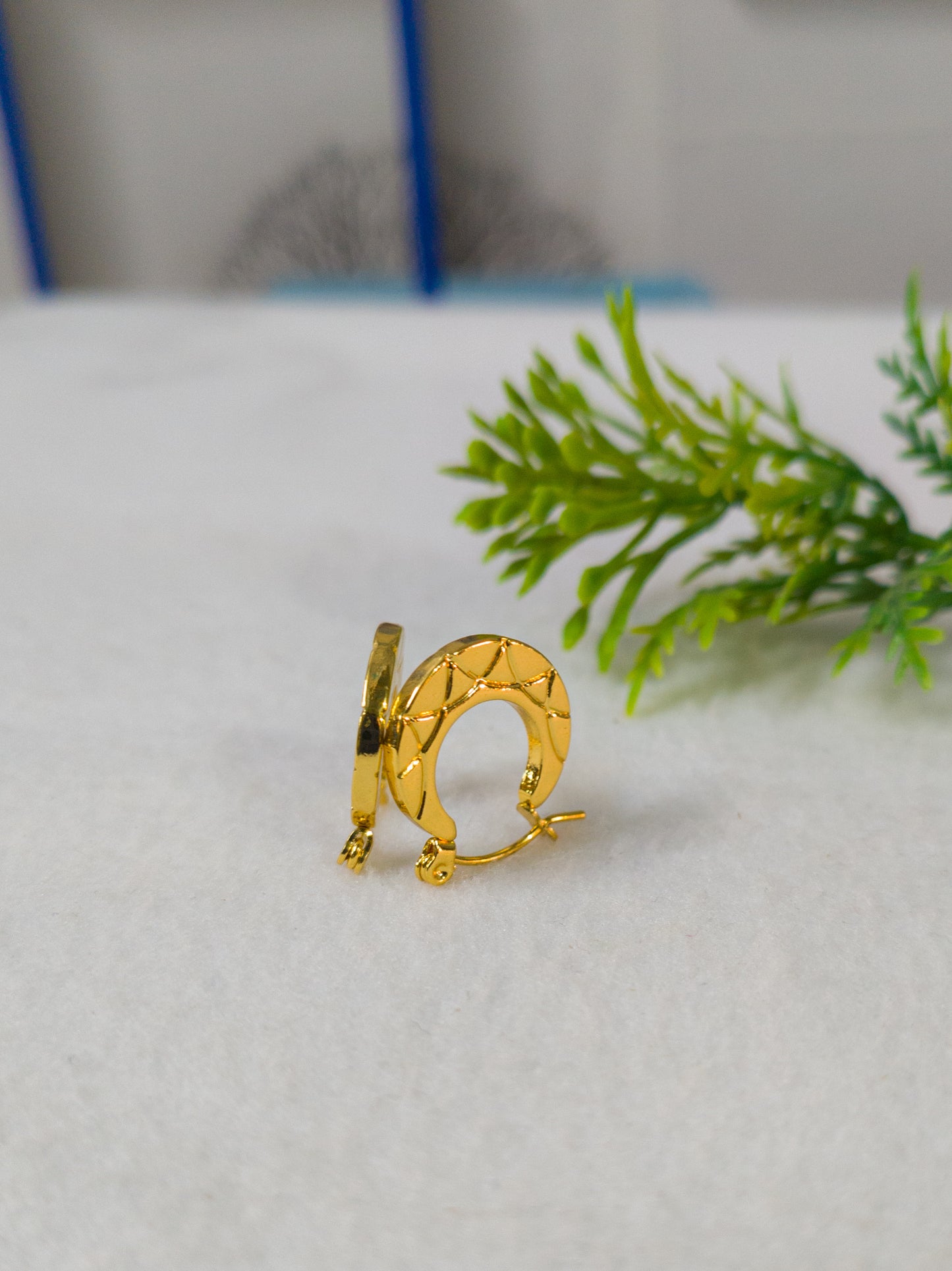 Gold Plated Trending Premium Round Shaped Punjabi Nattiyan Earrings